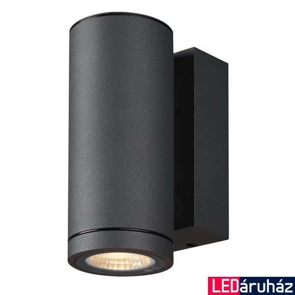 Kültéri Fali lámpa, antracit, 3000K/4000K CCT kapcsolóval, 390 lm, CRI 90, 30°, SLV Enola S 1003422