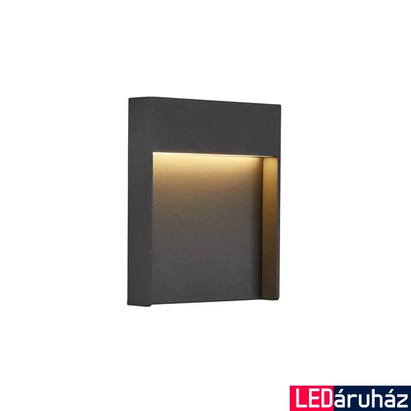 Kültéri Fali lámpa, antracit, 3000K/4000K CCT kapcsolóval, 460 lm, CRI 80, SLV Flatt 1002952