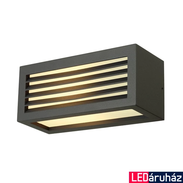 Kültéri Fali lámpa, antracit, E27, SLV Box-L 232495
