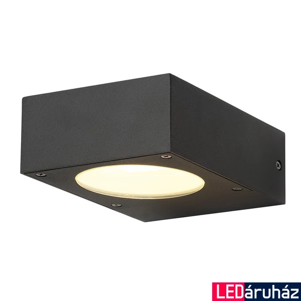 Kültéri Fali lámpa, antracit, GX53, SLV Quadrasyl 232285