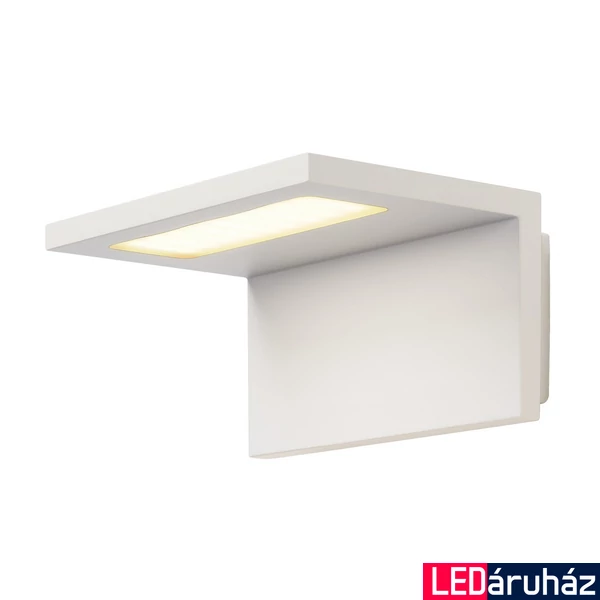 Kültéri Fali lámpa, fehér, 3000K melegfehér, 500 lm, CRI 90, 120°, SLV Angolux 231351