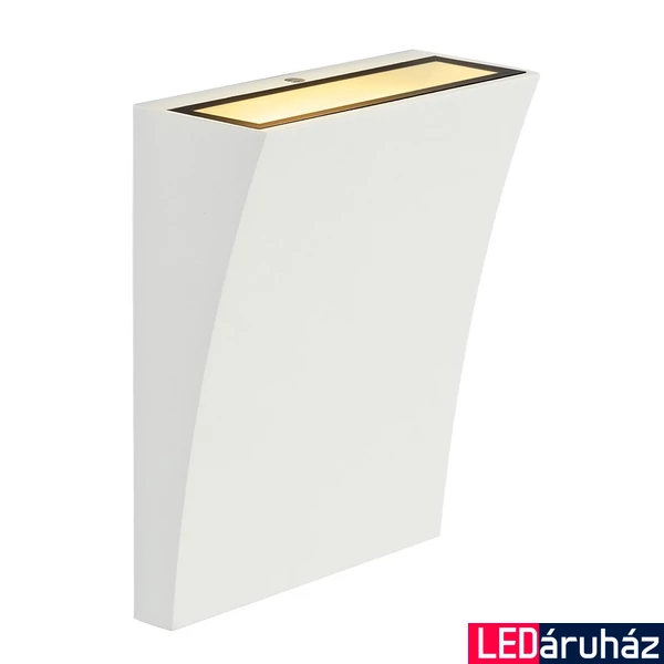 Kültéri Fali lámpa, fehér, 3000K melegfehér, 910 lm, CRI 90, 100°, SLV Delwa 1000340