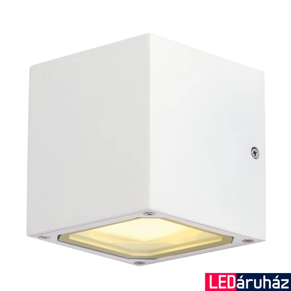 Kültéri Fali lámpa, fehér, GX53, SLV Sitra Cube 232531