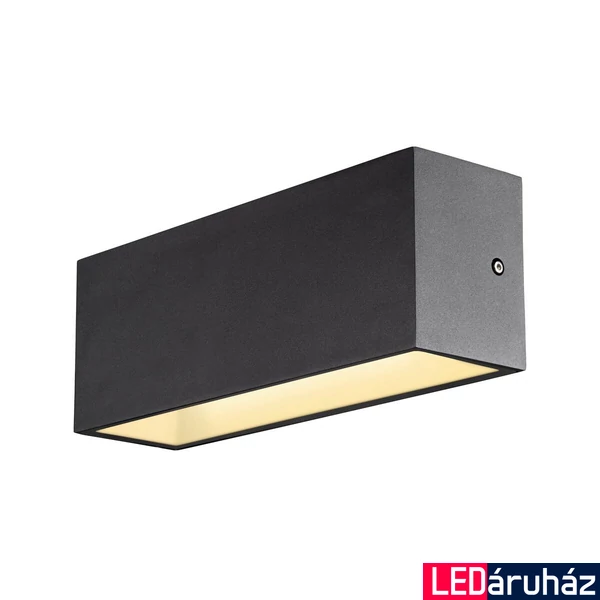 Kültéri Fali lámpa, lefelé és felfelé világít, antracit, 3000K/4000K CCT kapcsolóval, 2700 lm, CRI 80, 105°, SLV Sitra L Up/down 1005155