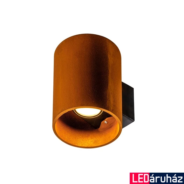 Kültéri Fali lámpa, lefelé és felfelé világít, rozsda, 3000K/4000K CCT kapcsolóval, 516 lm, CRI 80, 65°, SLV Rusty Up/down 1004651