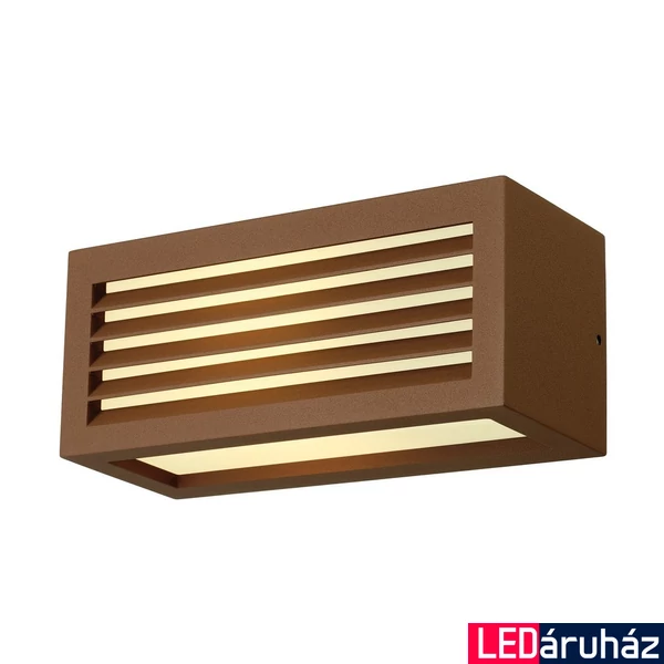 Kültéri Fali lámpa, rozsda, E27, SLV Box-L 232497
