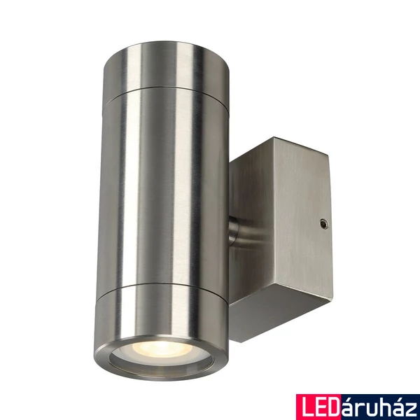 Kültéri Fali lámpa, rozsdamentes acél (inox), GU10, SLV Astina 233302