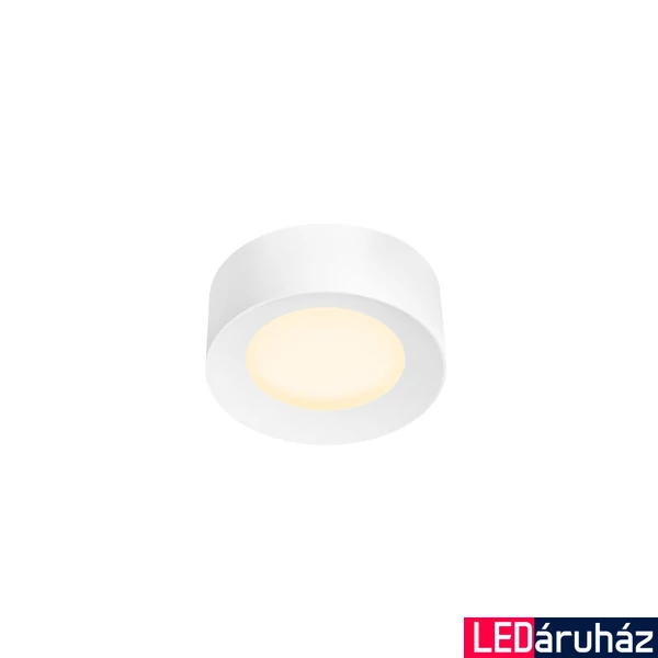 Mennyezeti lámpa, 25cm átmérő, fehér, 3000K/4000K CCT kapcsolóval, 1580 lm, CRI 80, 90°, SLV Fera 1002967