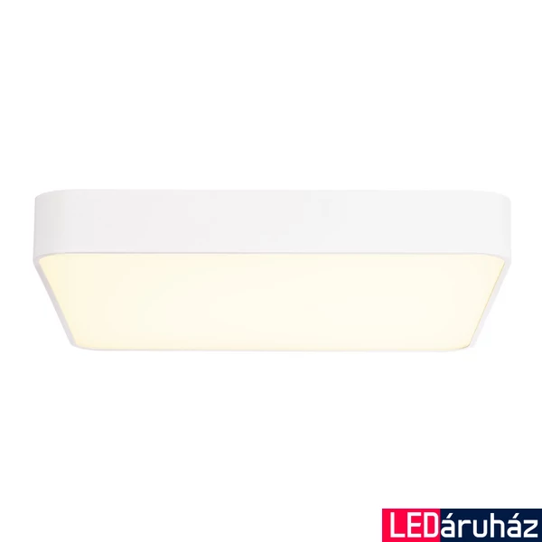 Mennyezeti lámpa, 60cm átmérő, fehér, 3000K melegfehér, CRI 80, 105°, UGR 22, SLV Medo 1002882