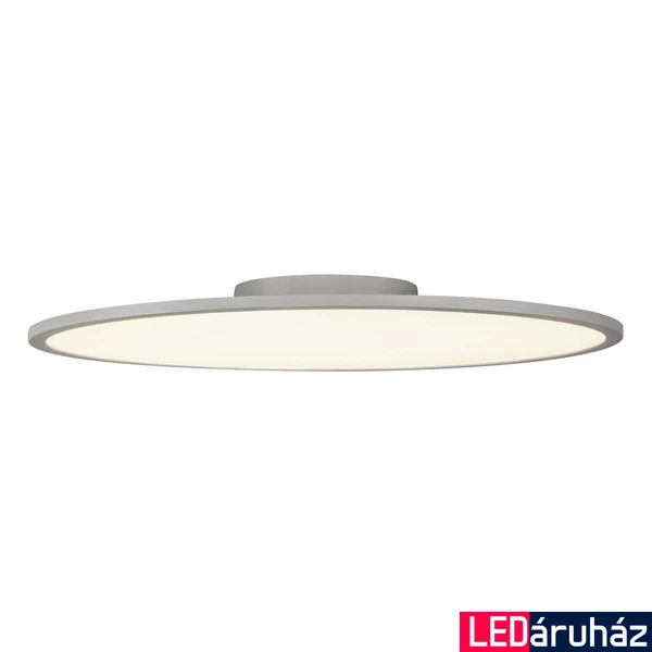 Mennyezeti lámpa, 60cm átmérő, szürke, 4000K természetes fehér, 3350 lm, CRI 80, 110°, UGR 22, SLV Panel 1003043