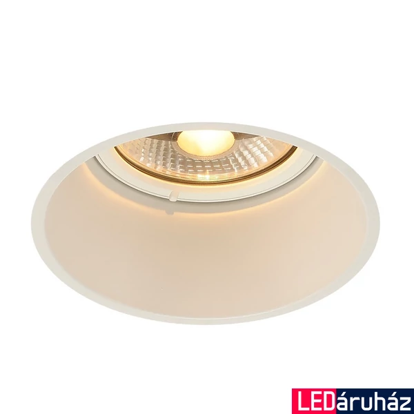 Süllyesztett lámpa, billenthető, fehér, GU10, SLV Horn-T 113171