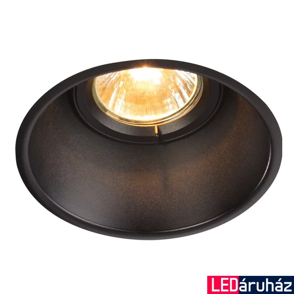 Süllyesztett lámpa, billenthető, fekete, GU10, SLV Horn-T 113140
