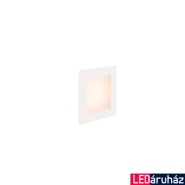 Süllyesztett lámpa, fehér, 2700K melegfehér, 140 lm, CRI 80, SLV Frame 1000576