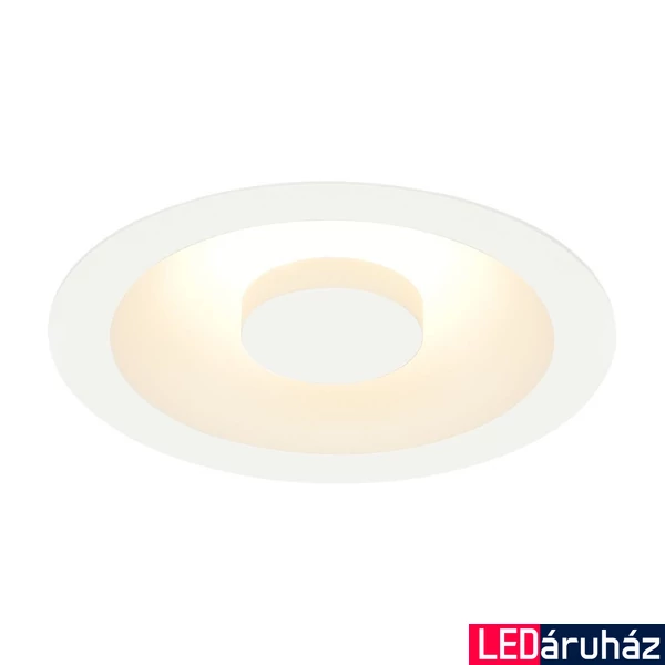 Süllyesztett lámpa, fehér, 3000K melegfehér, 810 lm, CRI 80, 120°, SLV Occuldas 117331