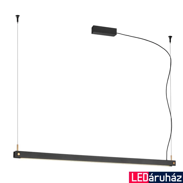 Süllyesztett lámpa, fekete, 2700K/3000K CCT kapcsolóval, 1861 lm, CRI 90, 115°, SLV Noya 1003530