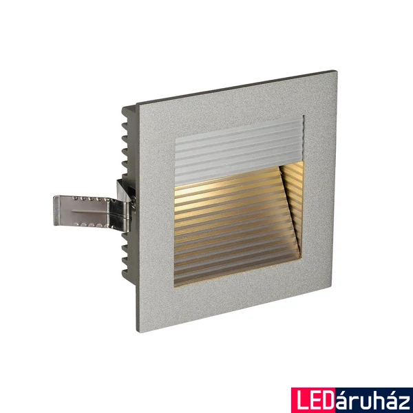 Süllyesztett lámpa, szürke, 3000K melegfehér, 60 lm, CRI 90, SLV Frame Curve 111292