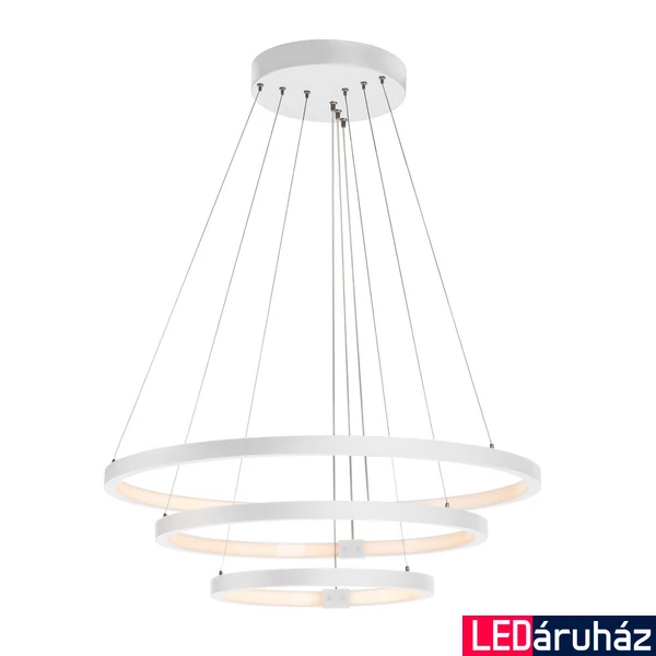 Több ágú függeszték, 80cm átmérő, fehér, 3000K/4000K CCT kapcsolóval, 3900 lm, CRI 80, SLV One Triple 1002914