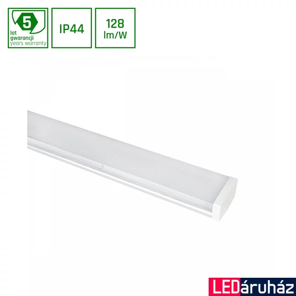 Armatúra, fehér, 4000K melegfehér, 4600 lm, CRI >80, 100°, SPECTRUM LED SLI028036NW_PW