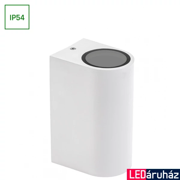 Kültéri Fali lámpa, fehér, GU10, SPECTRUM LED SLIP007010