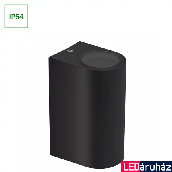 Kültéri Fali lámpa, fekete, GU10, SPECTRUM LED SLIP007006