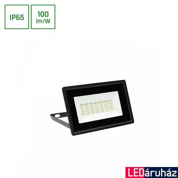 Kültéri Reflektor, fekete, 4000K melegfehér, beépített LED, 2000 lm, CRI >70, 100°, SPECTRUM LED SLI029049NW_PW