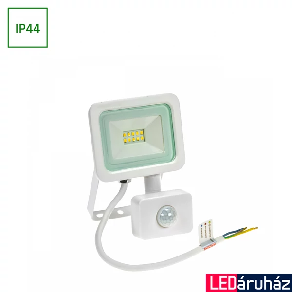 Kültéri Reflektor, mozgásérzékelős, fehér, 6000K melegfehér, beépített LED, 830/850 lm, CRI 80, 100°, SPECTRUM LED SLI029041CW_CZUJNIK