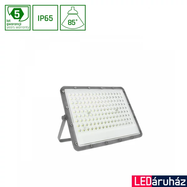 Kültéri Reflektor, szürke, 4000K melegfehér, beépített LED, 8300 lm, CRI >80, 85°, SPECTRUM LED SLI029056NW_PW