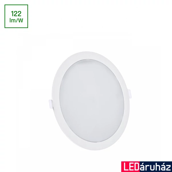 LED panel, fehér, 4000K melegfehér, beépített LED, 1750 lm, CRI >80, 110°, SPECTRUM LED SLI037029NW_PW