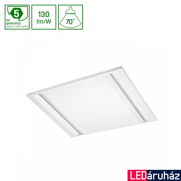 LED panel, fehér, 4000K melegfehér, beépített LED, 5300 lm, CRI >80, 70°, SPECTRUM LED SLI035050NW_PW