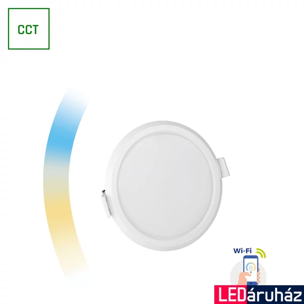 LED panel, fehér, 3000K-6500K szabályozható, beépített LED, 520 lm, CRI 80, 120°, SPECTRUM LED SLI038015CCT