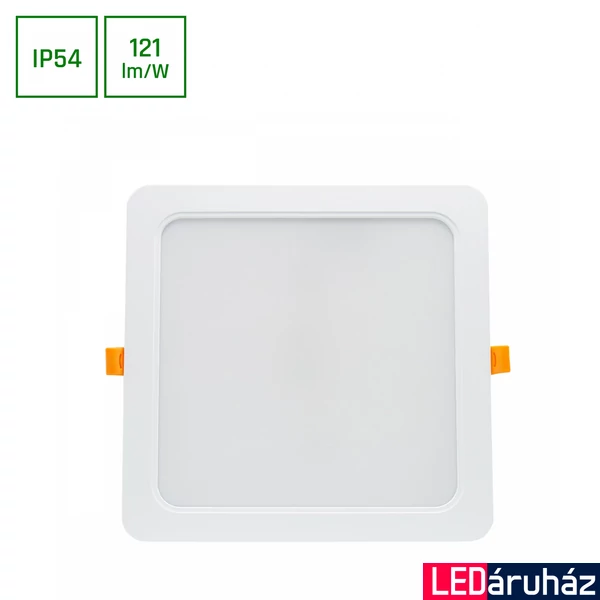 Mélysugárzó, fehér, 3000K melegfehér, beépített LED, 1900 lm, CRI 80, 110°, SPECTRUM LED SLI043012WW_PW