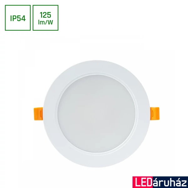 Mélysugárzó, fehér, 4000K melegfehér, beépített LED, 1100 lm, CRI 80, 110°, SPECTRUM LED SLI043007NW_PW