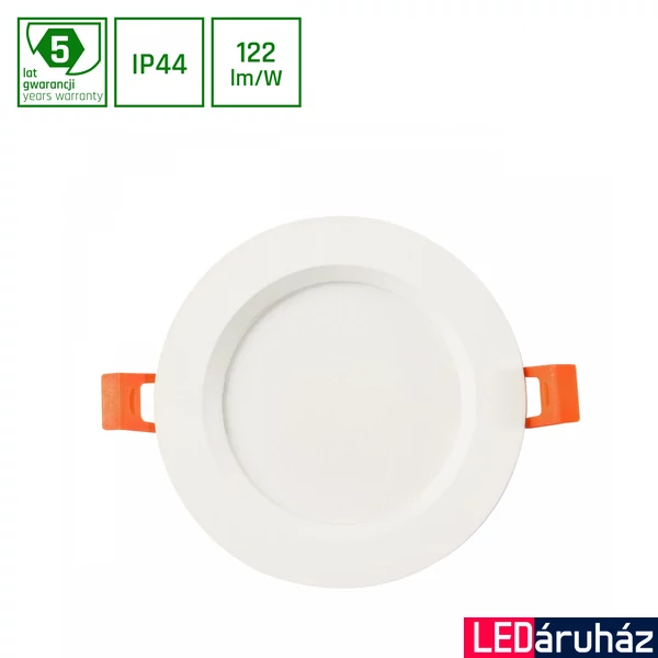 Mélysugárzó, fehér, 4000K melegfehér, beépített LED, 1500 lm, CRI 80, 110°, SPECTRUM LED SLI043014NW_PW