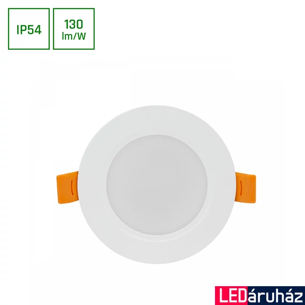 Mélysugárzó, fehér, 6000K melegfehér, beépített LED, 500 lm, CRI 80, 110°, SPECTRUM LED SLI043021CW_PW