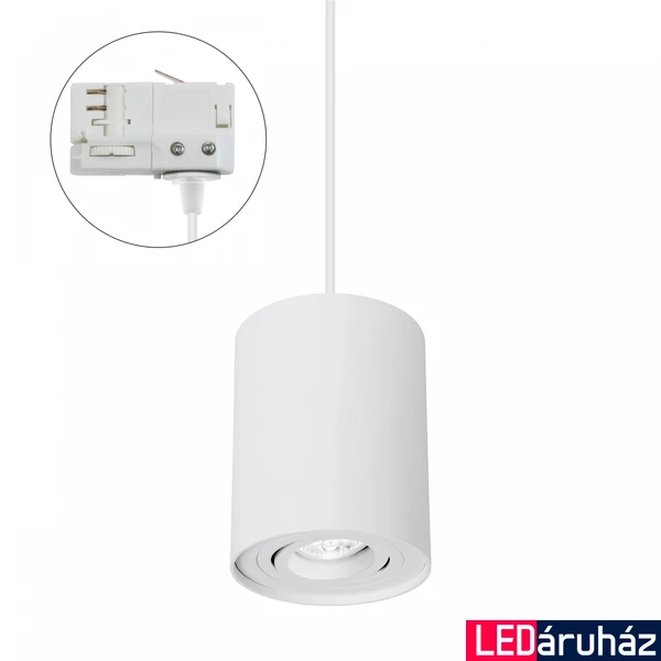 Sínre szerelhető lámpa, fehér, GU10, SPECTRUM LED SLIP004002_TRACK