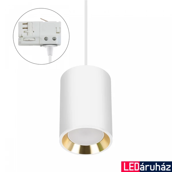 Sínre szerelhető lámpa, fehér, GU10, SPECTRUM LED SLIP005015_TRACK