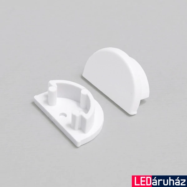 Topmet Arc12 LED profil végzáró D előlaphoz, fehér - B2980001 - párban