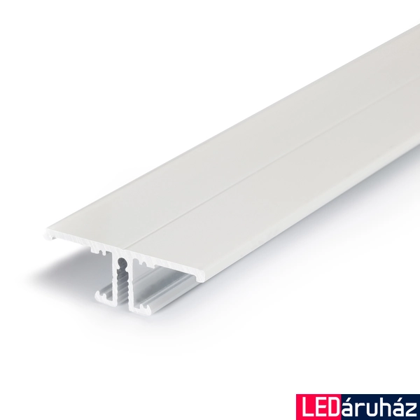 Topmet Back10 alumínium exkluzív fali LED profil, fehér (előlap: A) - 90030001 - szálban