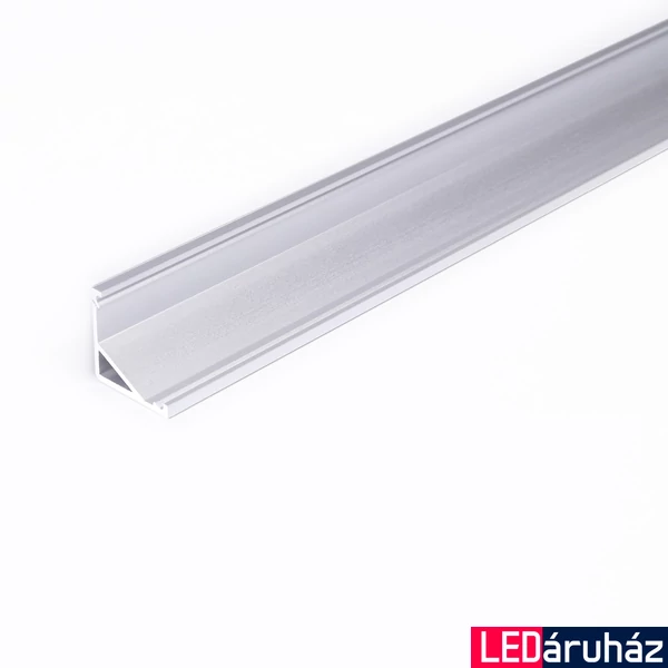 Topmet Cabi12 alumínium LED sarok profil, ezüst eloxált (előlap: E) - C9020020 - szálban