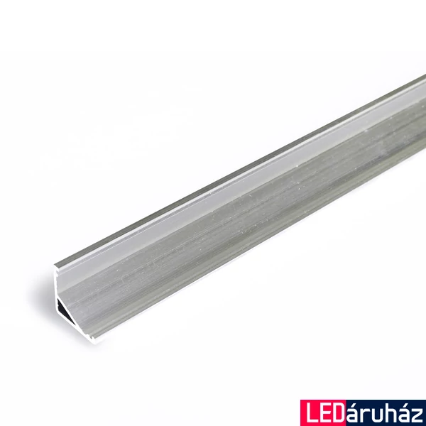 Topmet Cabi12 alumínium LED sarok profil, natúr alu (előlap: E) - C9020000 - szálban
