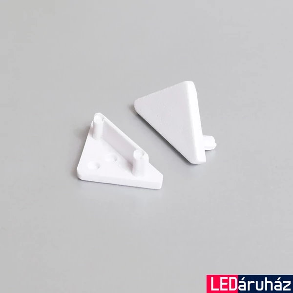 Topmet Cabi12 LED profil végzáró E előlaphoz, fehér - C9980001 - párban