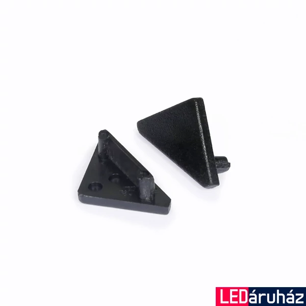 Topmet Cabi12 LED profil végzáró E előlaphoz, fekete - C9980002 - párban