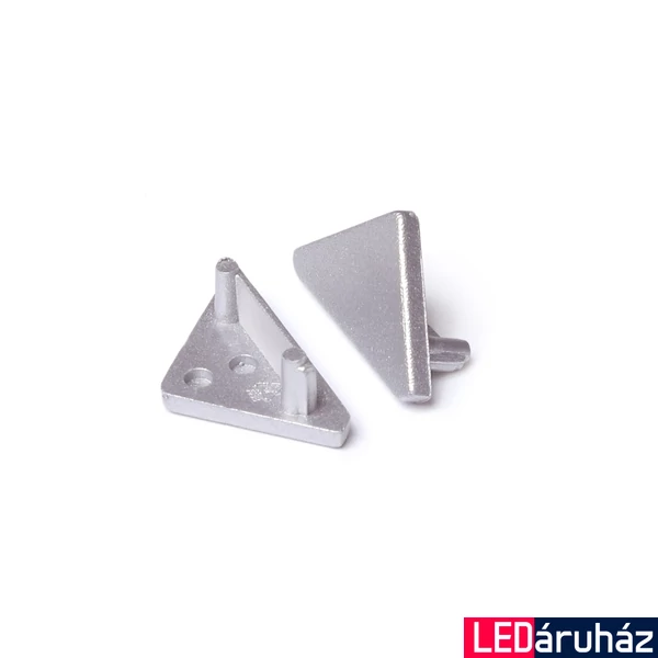 Topmet Cabi12 LED profil végzáró ezüst - C9980040 - párban