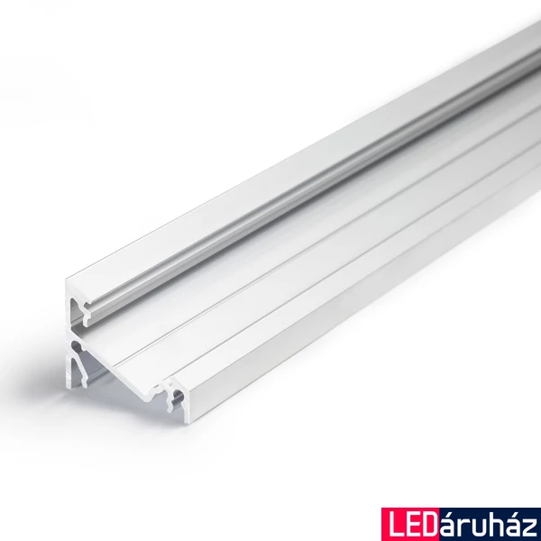 Topmet Corner14 alumínium LED sarok profil, natúr alu (előlap: E, F) - A4020000 - szálban