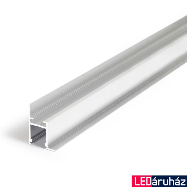 Topmet Frame14 álmennyezet záró alumínium LED profil, natúr alu (előlap: B,C) - C3020000 - szálban