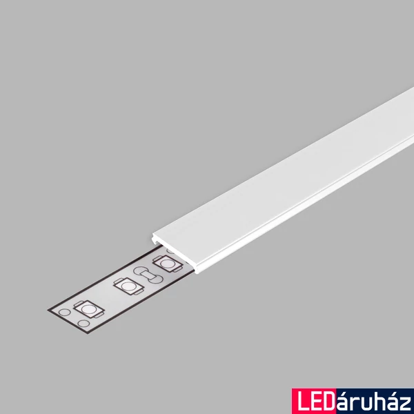 Topmet LED profil előlap C2 opál (Slim8, Smart10, Smart-In10 profilokhoz) - 89000238 - szálban