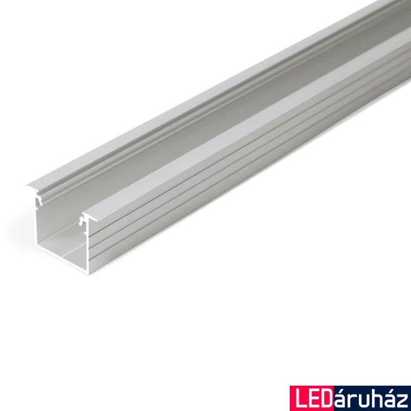 Topmet Linea-In20 LED profil általános világításhoz, ezüst eloxált (előlap: E,F) - E4020020 - szálban