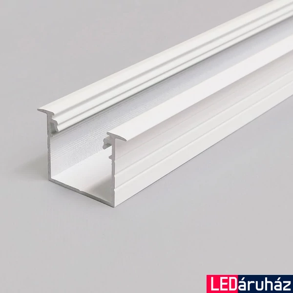 Topmet Linea-In20 süllyesztett LED profil általános világításhoz, fehér (előlap: E,F) - E4020001 - szálban
