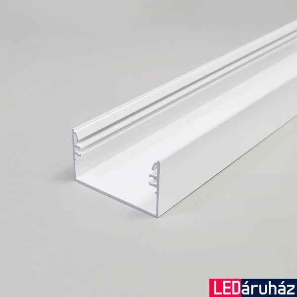 Topmet Lowi alumínium LED profil általános világításhoz, fehér (előlap: C10) - 93030001 - szálban