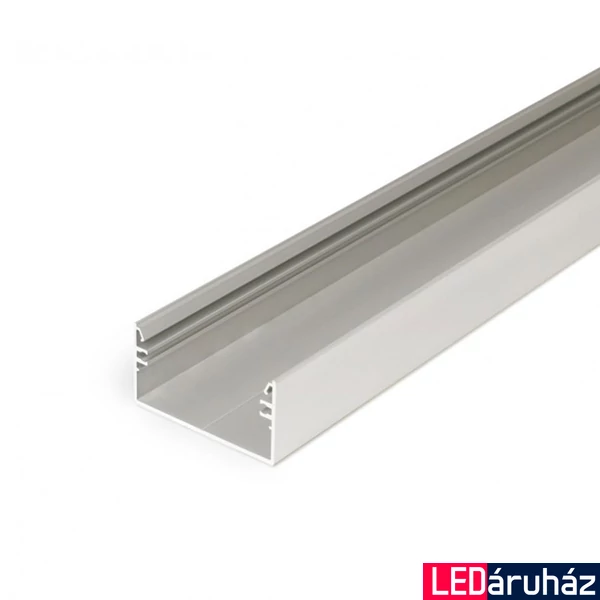 Topmet Lowi alumínium LED profil általános világításhoz, natúr alu (előlap: C10) - 93030002 - szálban